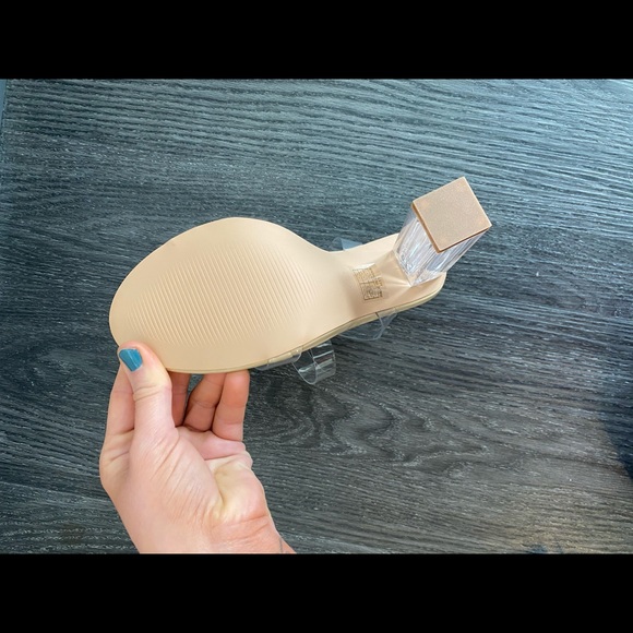 New Clear Block Heels - Picture 7 of 8